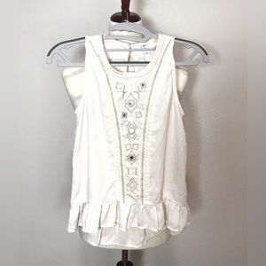 Xhilaration off white tank. XS